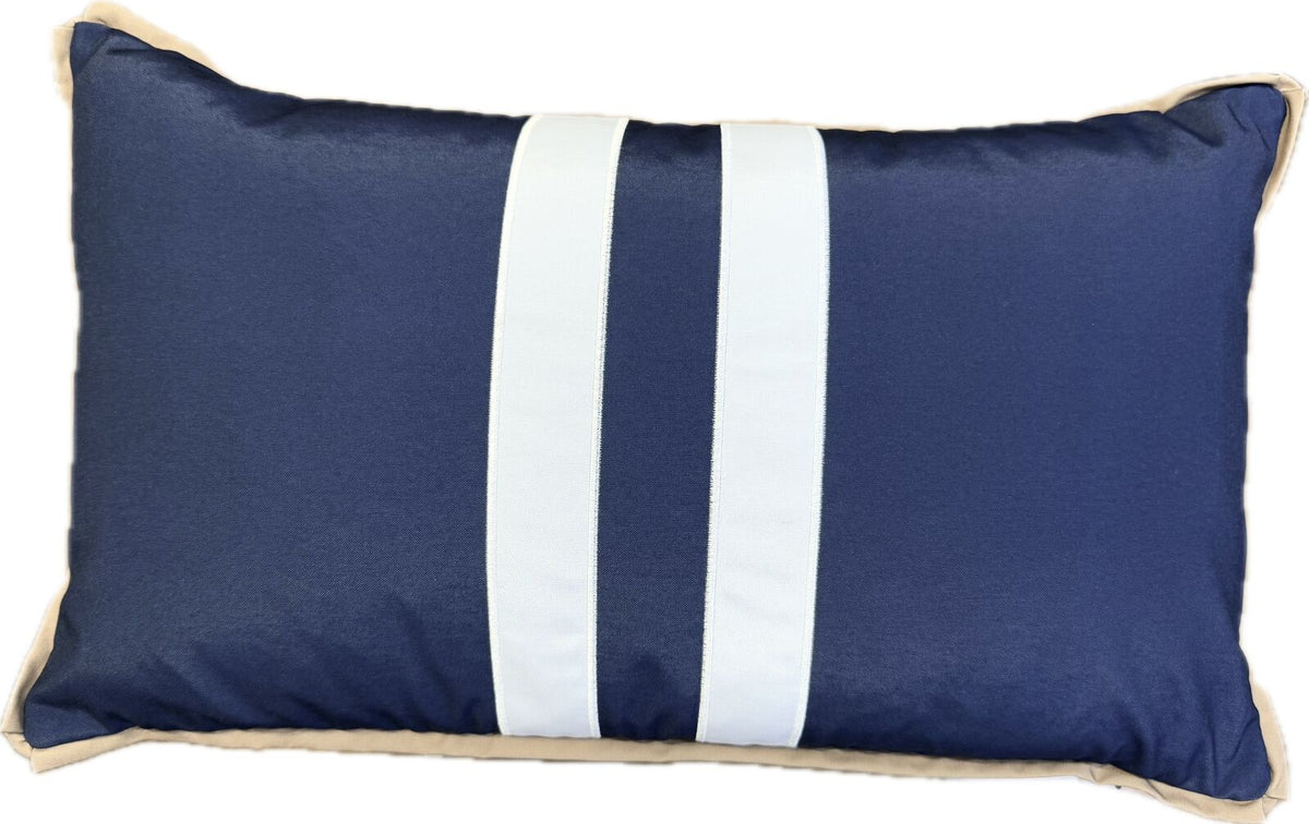 Santorini Navy Rect. Cover